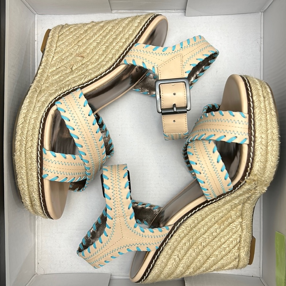 Reba Espadrille Wedges - Size 7M Women’s
